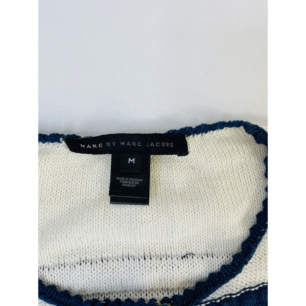 Marc Jacobs Color Block Cotton Knit Cardigan Swea… - image 2